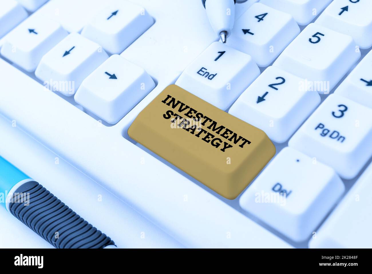 Conceptual display Investment Strategy. Business showcase what guides an investor decision based on goals risk etc Typing Game Program Codes, Programming New Playable Application Stock Photo