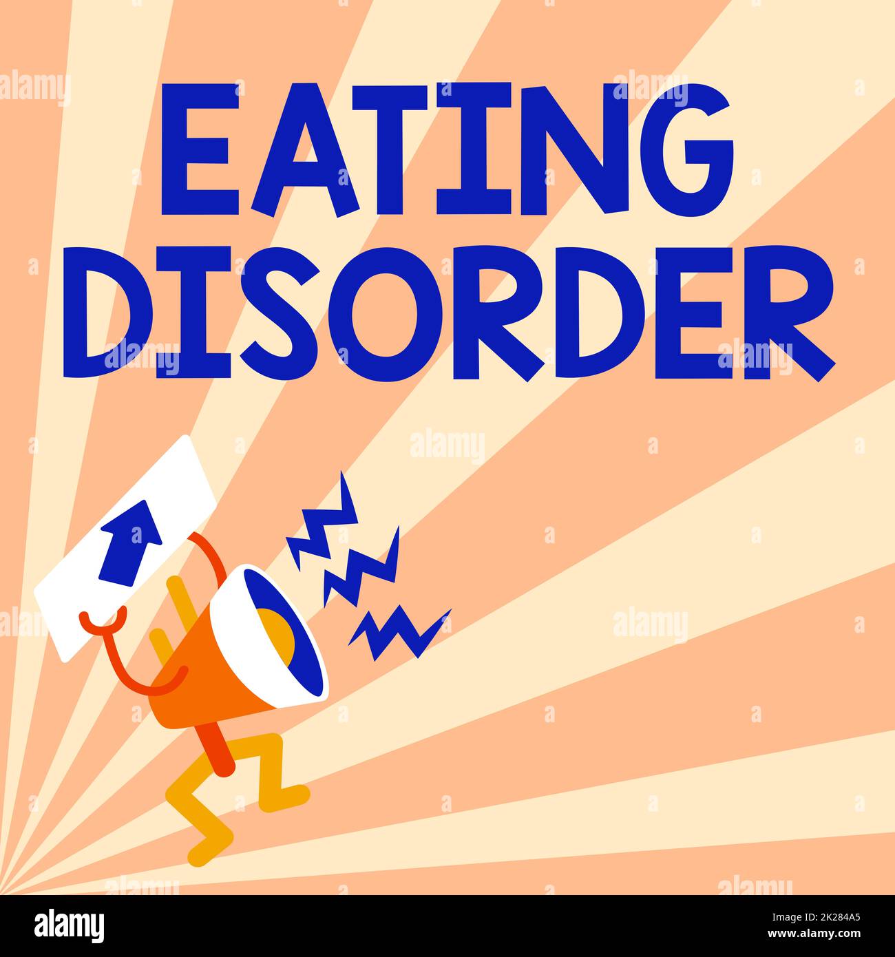 Handwriting text Eating Disorder. Business concept characterized by