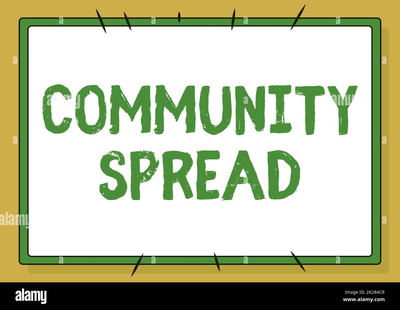 Text showing inspiration Community Spread. Word Written on dissemination of a highlycontagious disease within the local area Line Illustrated Backgrounds With Various Shapes And Colours. Stock Photo