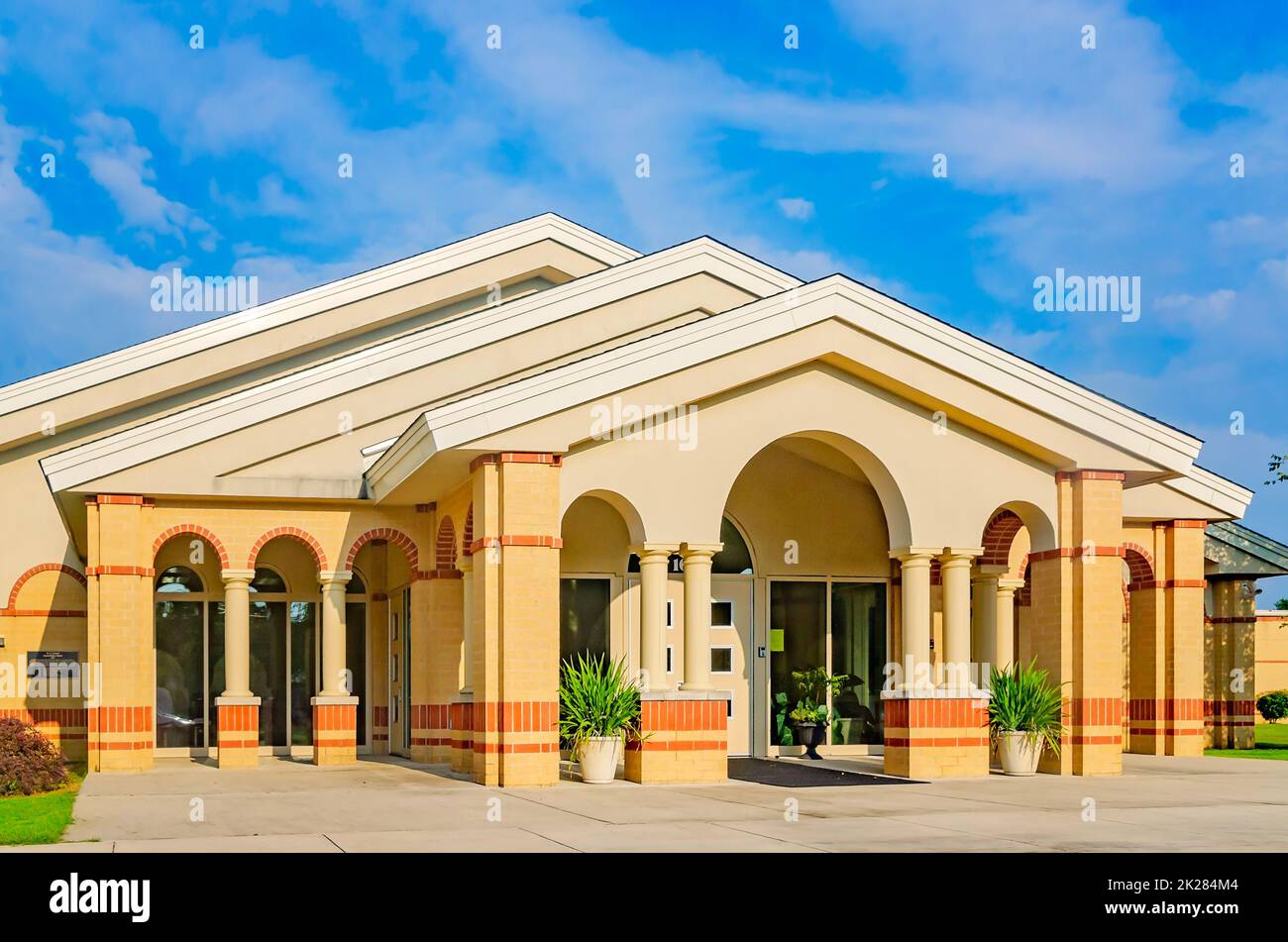 W.J. Carroll Intermediate School is pictured, Sept. 8, 2022, in Daphne, Alabama. The school has an average enrollment of 465 students in grades 4-6. Stock Photo