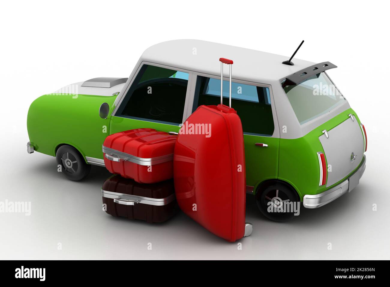 Car luggage roof hires stock photography and images Alamy