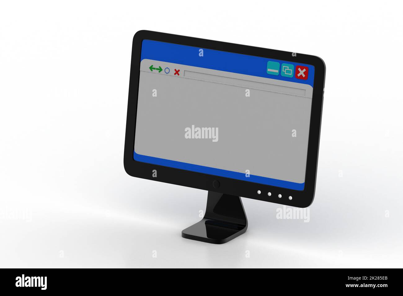 Browser window on computer Stock Photo - Alamy
