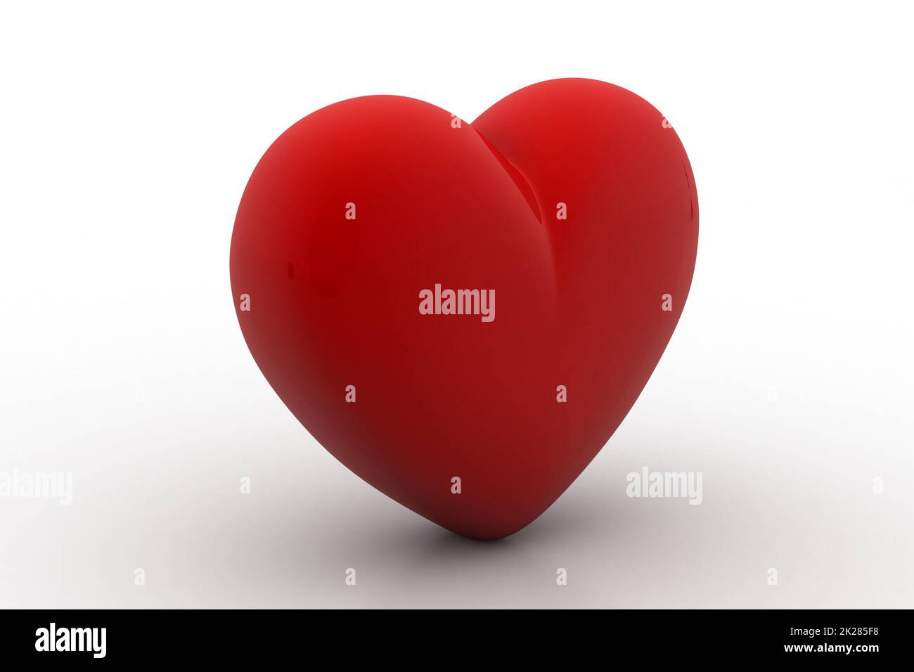 Stylized decorative red heart hi-res stock photography and images - Alamy