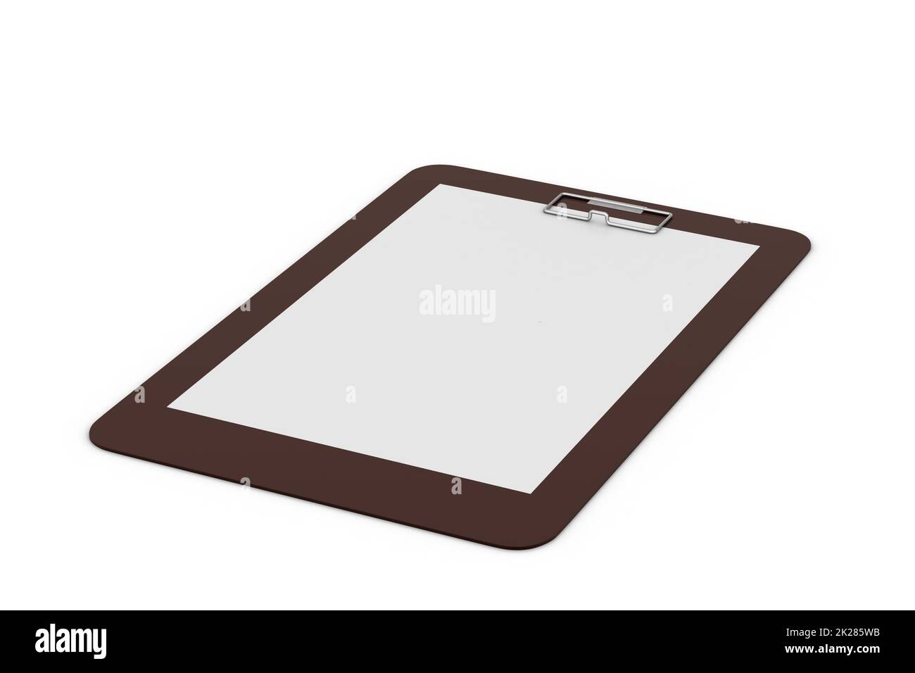 Writing pad with blank paper Stock Photo