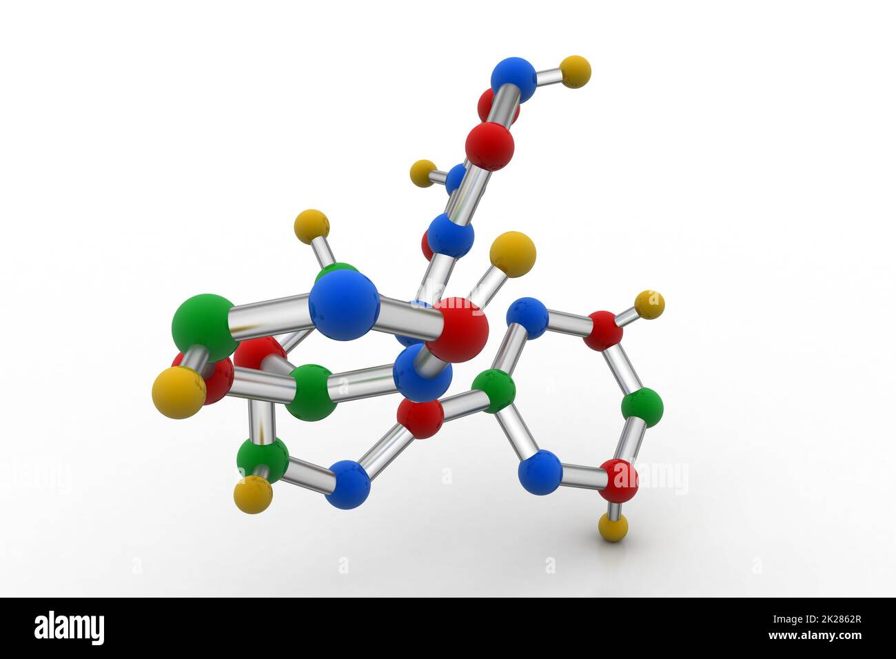 Molecule structure Stock Photo