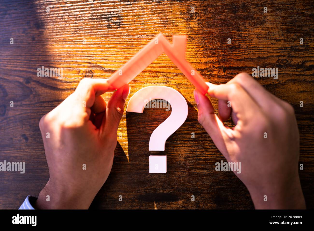 Real Estate House Question And Advice Stock Photo Alamy