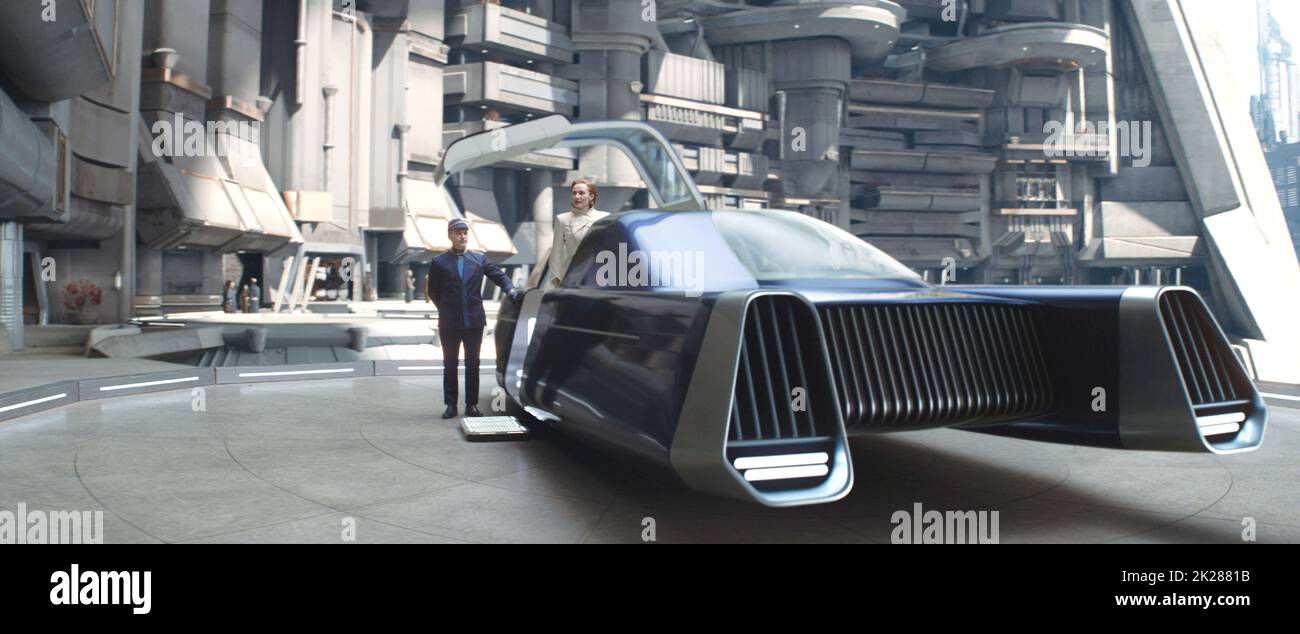 (LR) Kloris (Lee Ross) and Mon Mothma (Genevieve O'Reilly) in Lucasfilm's "Andor" (2022