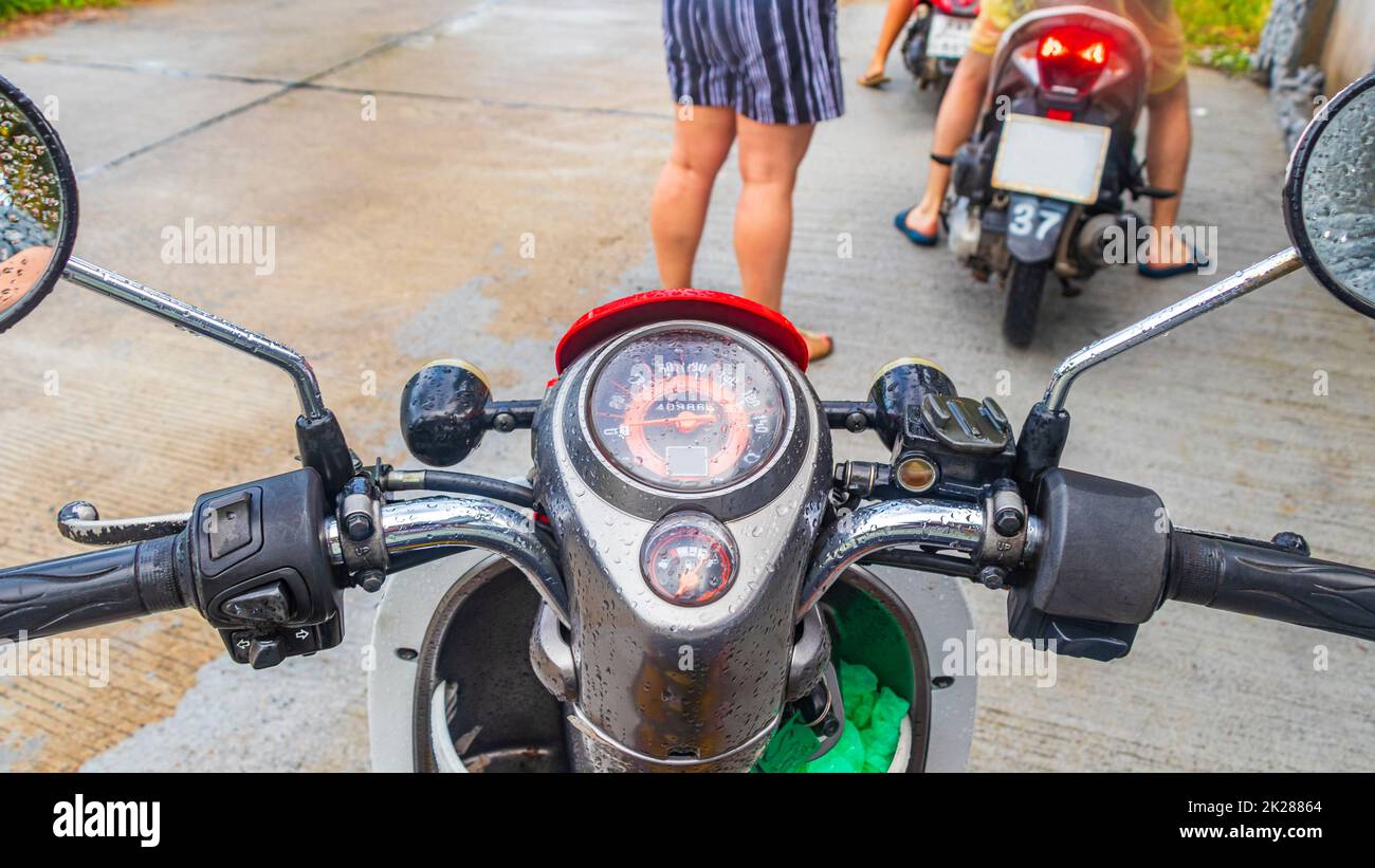 Thailand motorcycle rental hi-res stock photography and images - Alamy