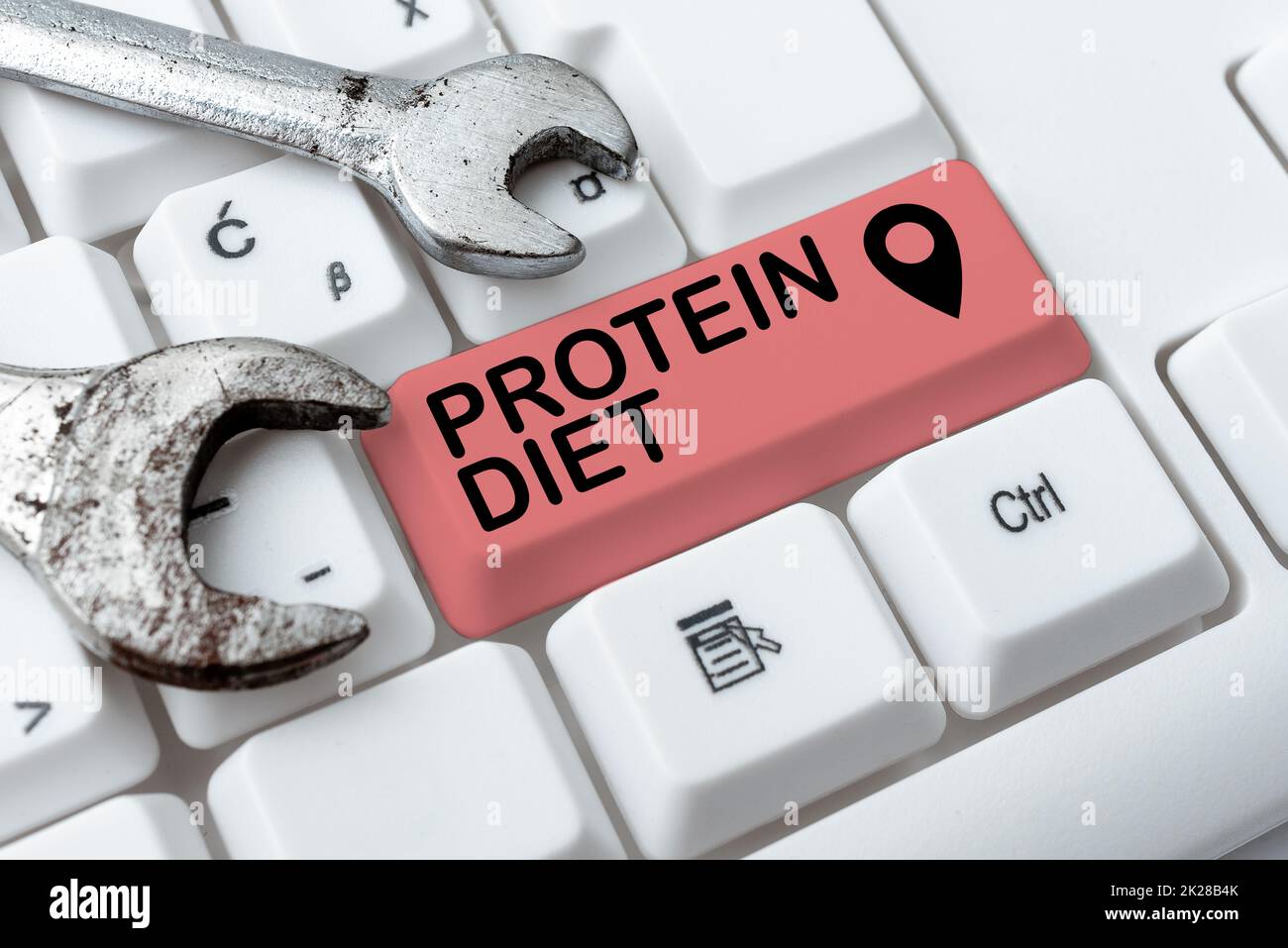 Text sign showing Protein Diet. Business overview low in fat or