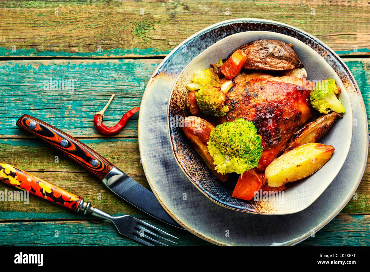 Spicy braised chicken hi-res stock photography and images - Alamy