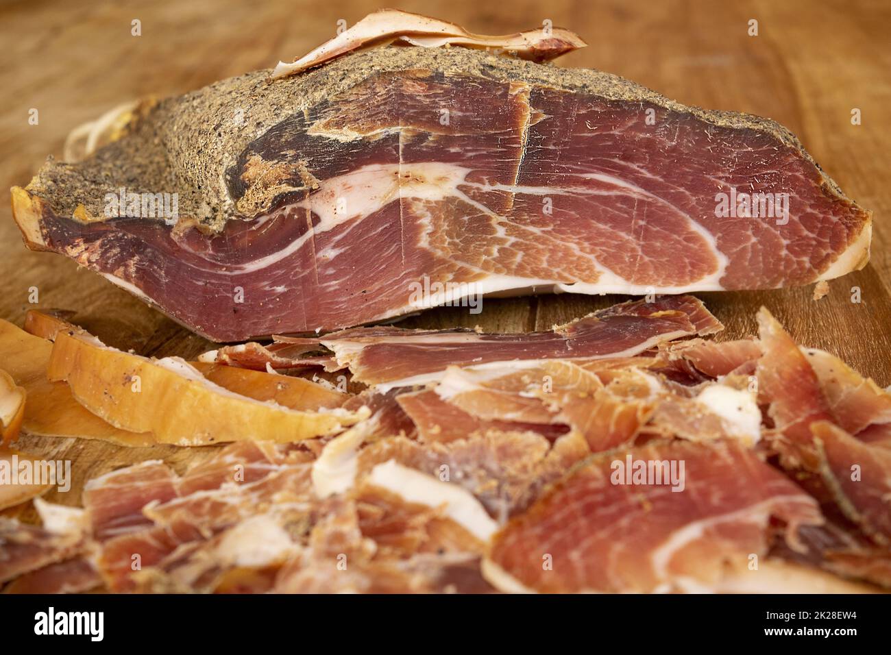 Spanish cured ham Stock Photo Alamy