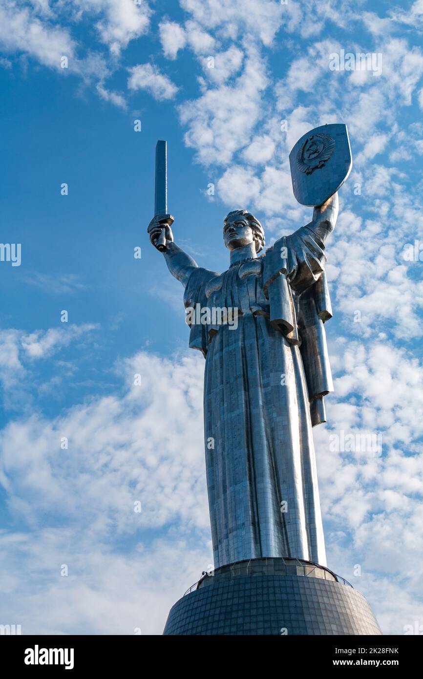 Motherland Monument Stock Photo