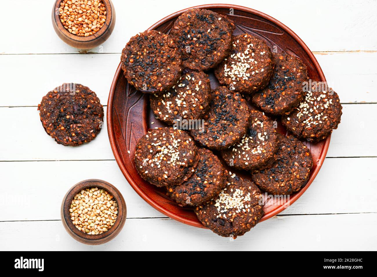 Vegan buckwheat pastry Stock Photo Alamy