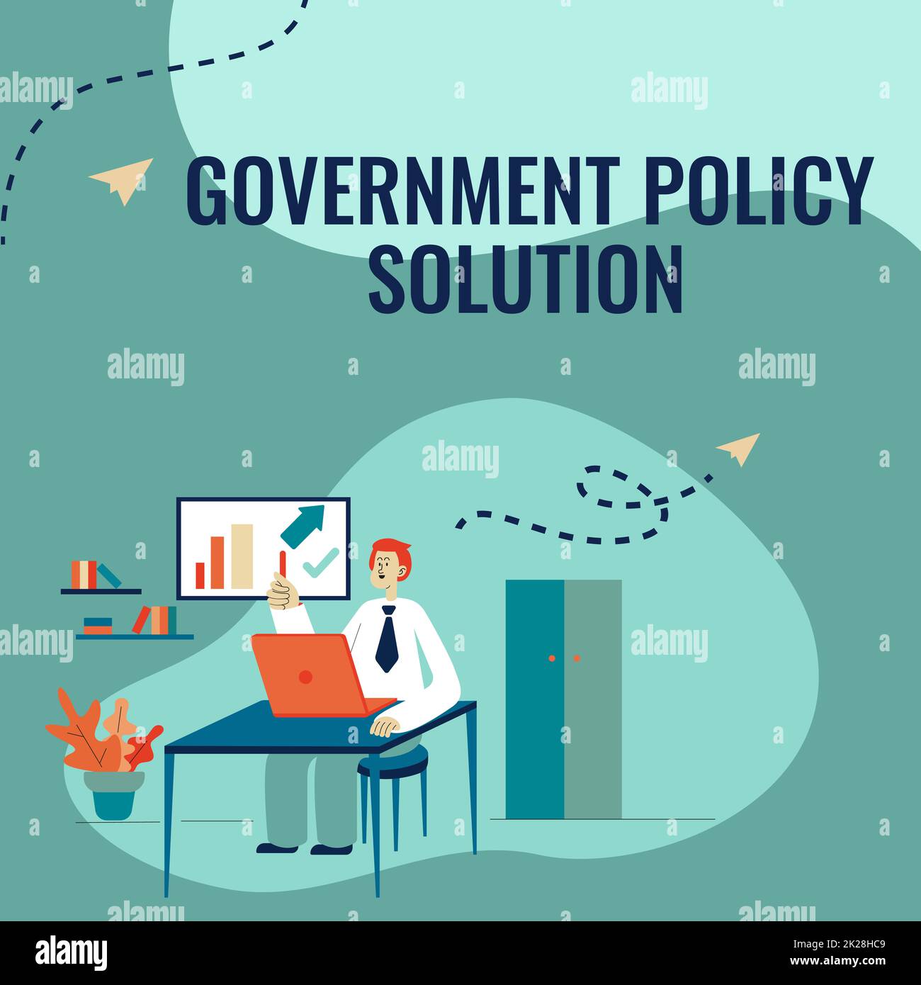 Conceptual display Government Policy Solution. Word for designed game 