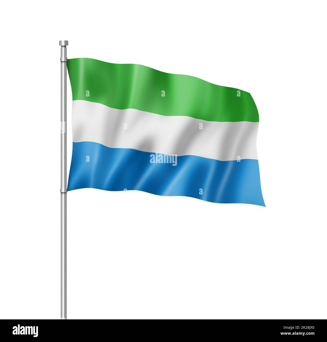 Flag of the sierra leone hi-res stock photography and images - Alamy