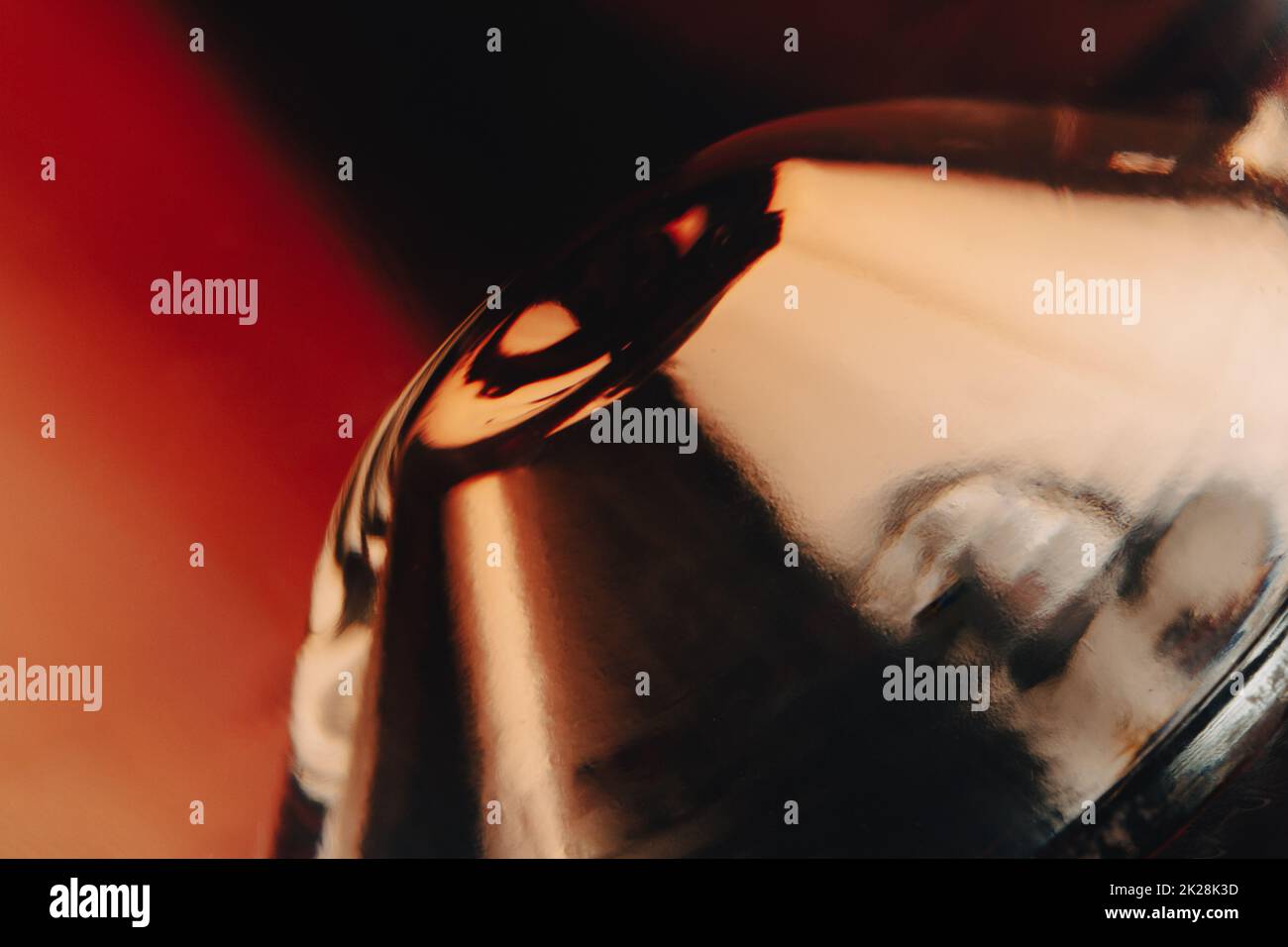 closeup of a rose wine bottle punt Stock Photo Alamy