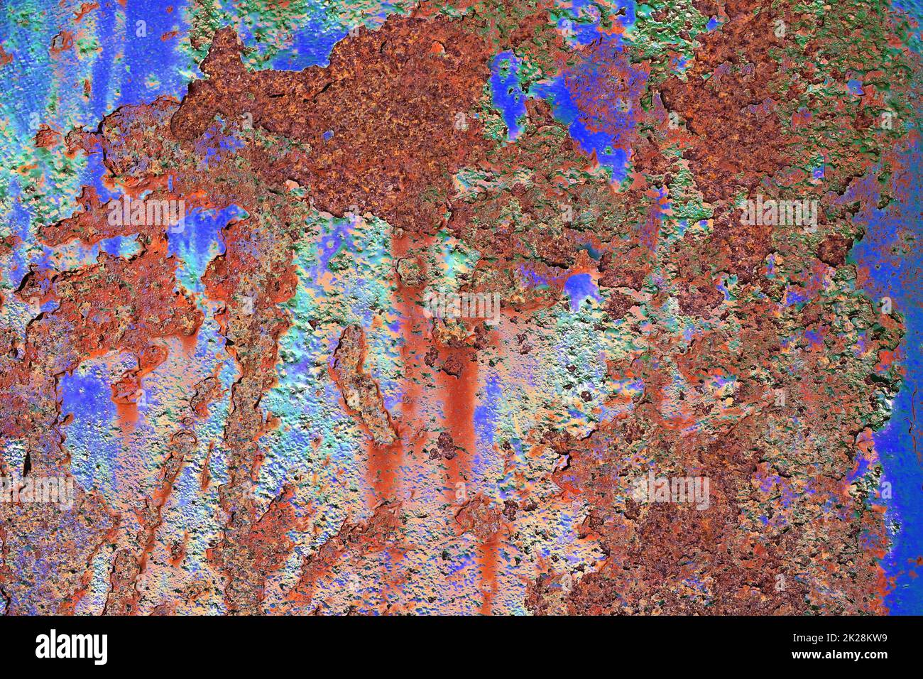 Rust In Steel Detailed close up surface of rusty metal and steel with lots of ...