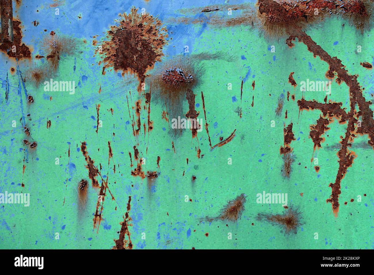 Rusting Oil Detailed close up surface of rusty metal and steel with lots of ...