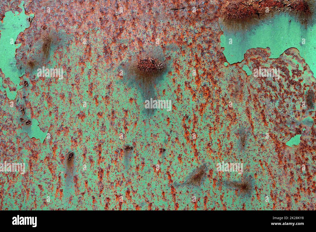 Detailed close up surface of rusty metal and steel with lots of ...
