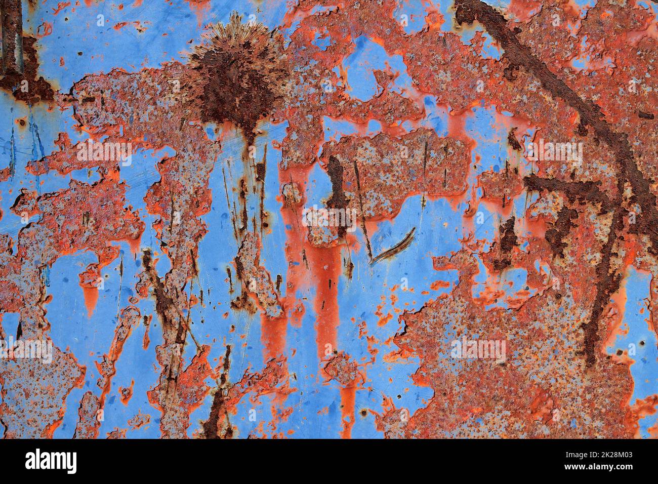 Rust In Steel Detailed close up surface of rusty metal and steel with lots of ...