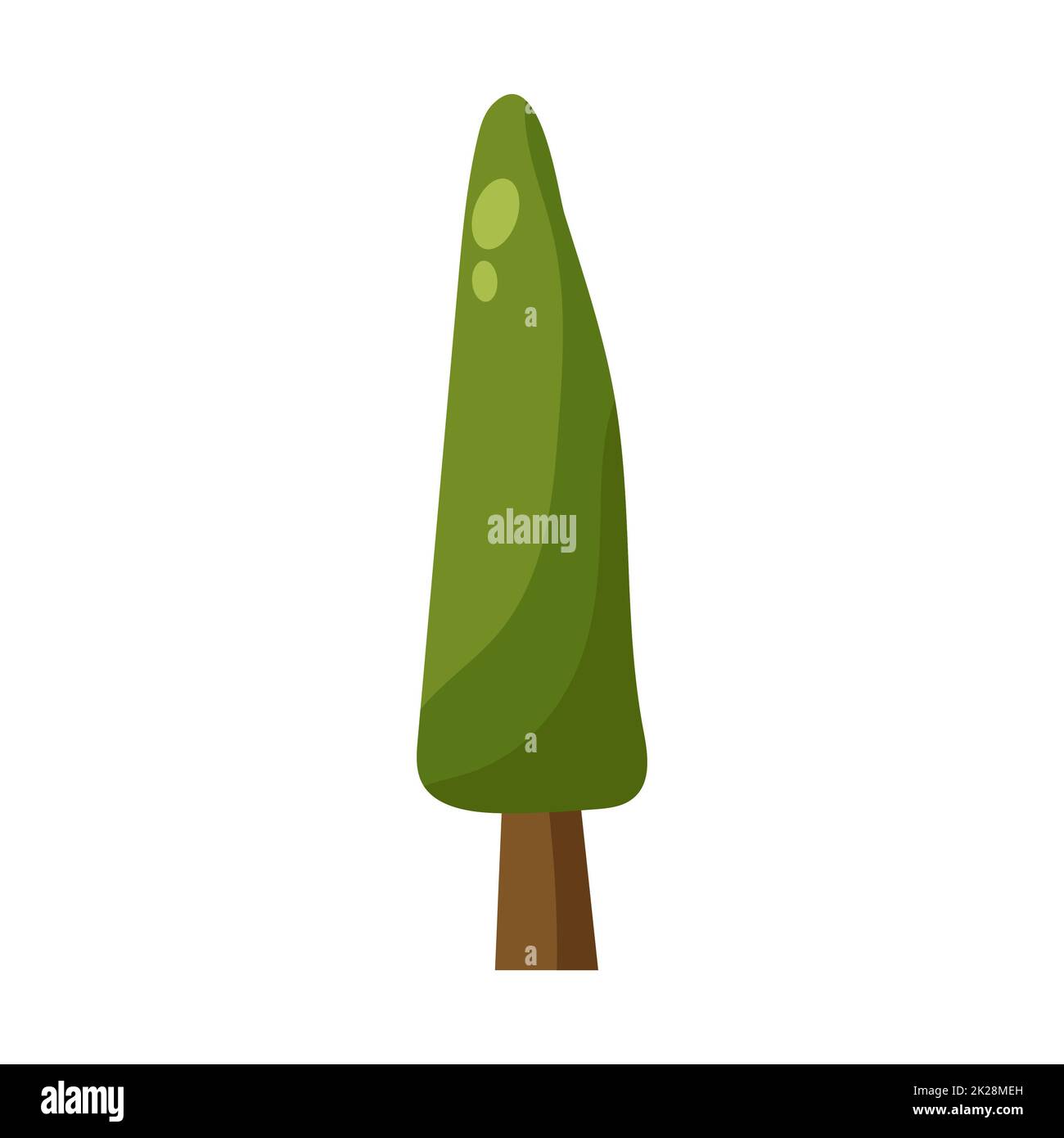 Abstract green tree on white background - Vector Stock Photo - Alamy