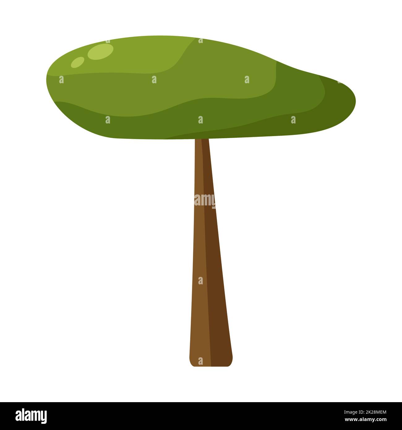 Abstract green tree on white background - Vector Stock Photo - Alamy