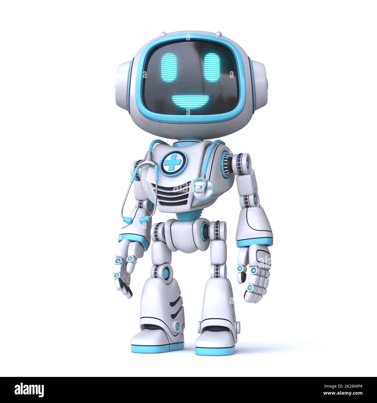 Blue robot hi-res photography and images -