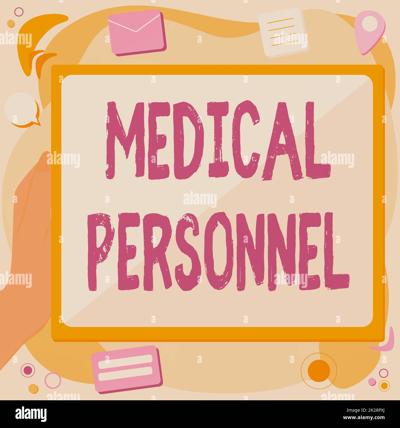 Hand writing sign Medical Personnel. Internet Concept trusted Hand writing sign Medical Personnel. Internet Concept trusted