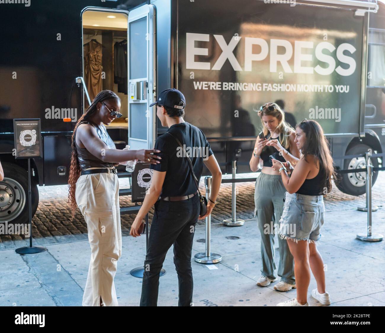 Brand activation for the Express clothing retailer in the Meatpacking