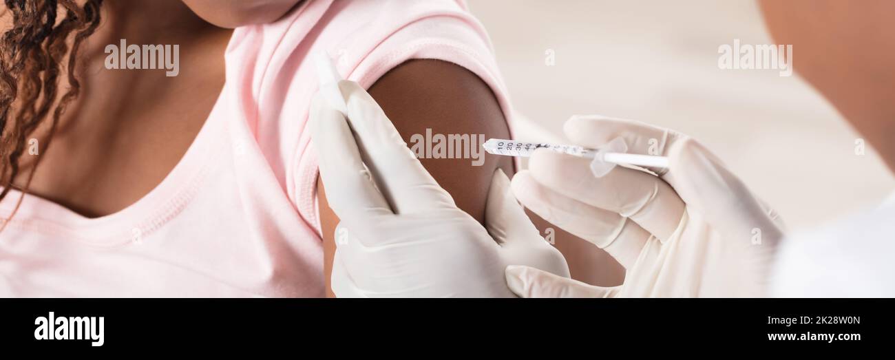 African American Injection Diabetic Patient Injection By Doctor Stock Photo