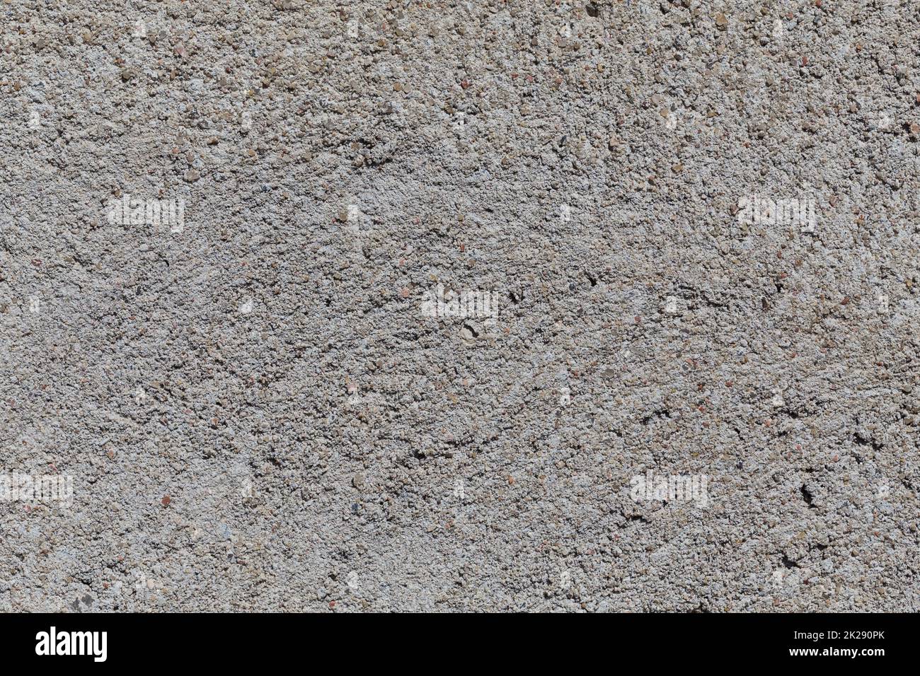 Crushed granite stones wall - close up Stock Photo