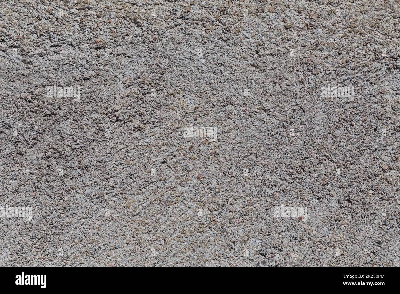 Crushed granite stones wall - close up Stock Photo