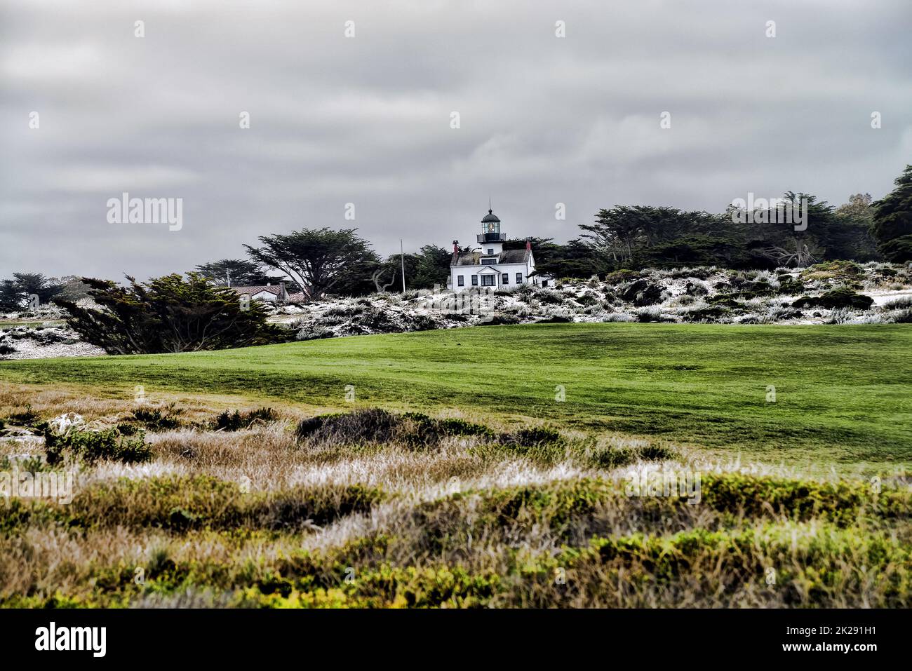 Point Pinos Lighthouse. Stock Photo