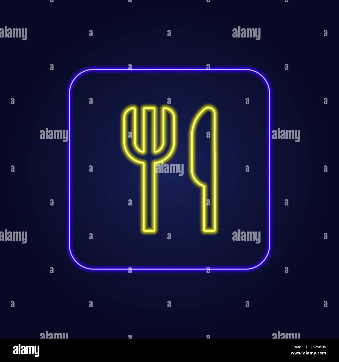 Silverware icon hi-res stock photography and images - Alamy