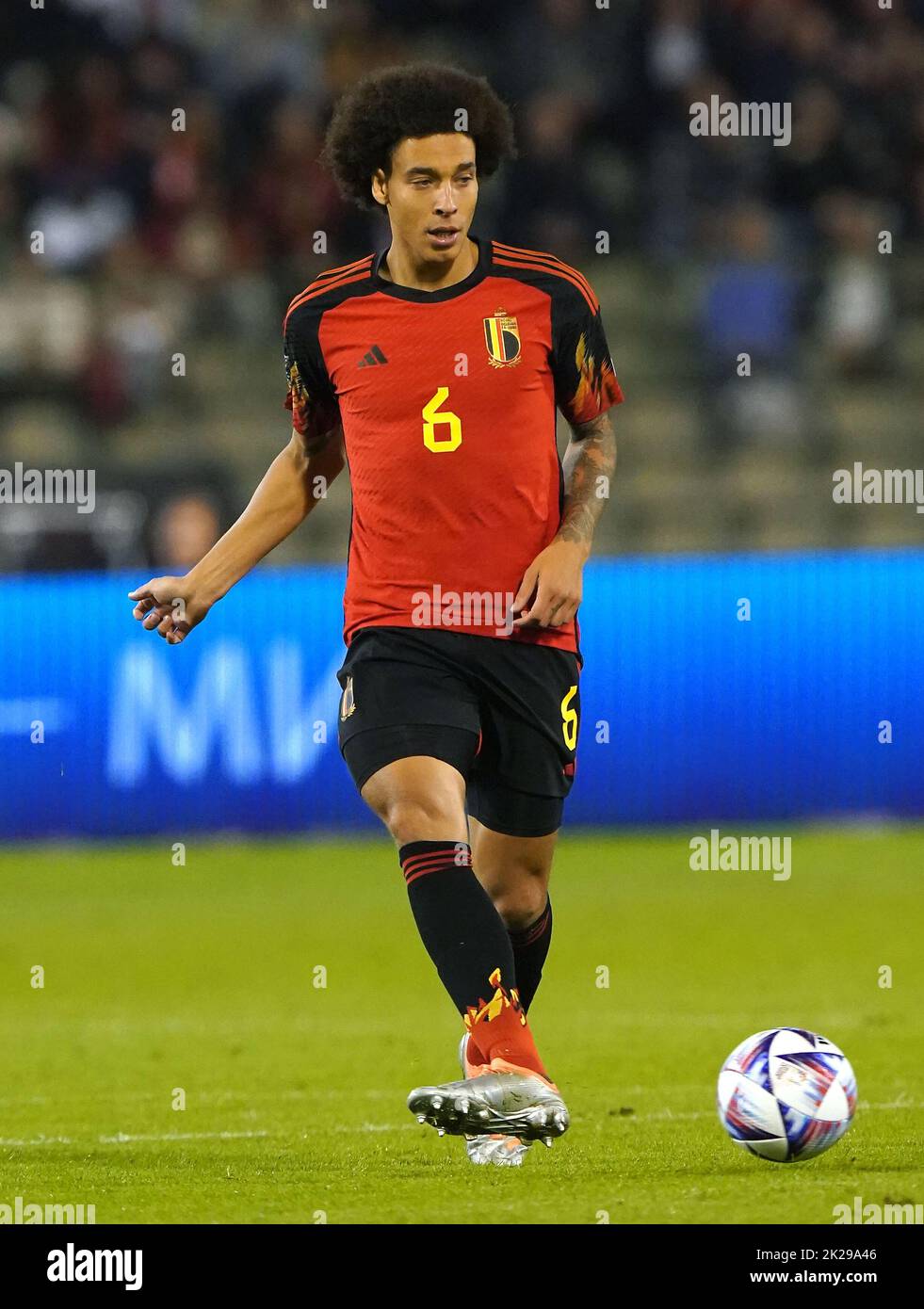 Belgium's Axel Witsel in action during the UEFA Nations League Group D Match at King Baudouin Stadium, Brussels. Picture date: Thursday September 22, 2022. Stock Photo