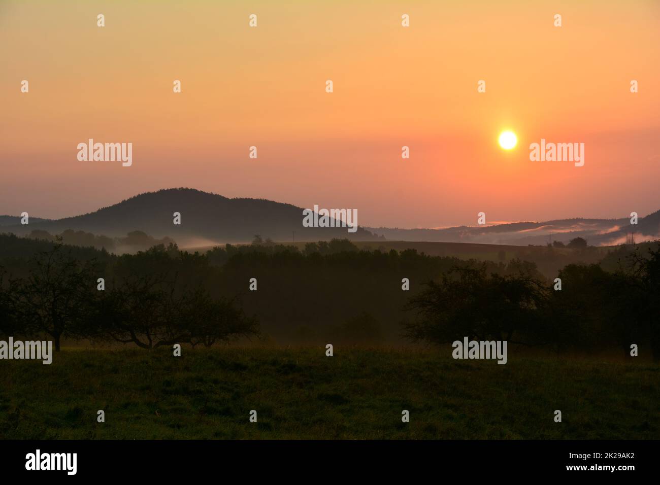 Morning mood at sunrise hi-res stock photography and images - Alamy