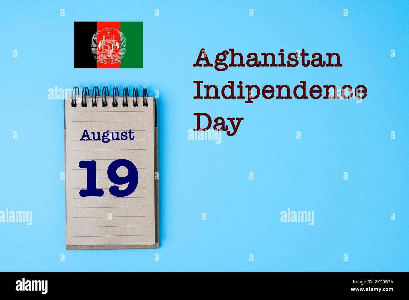 Independence Day of Afghanistan Stock Photo