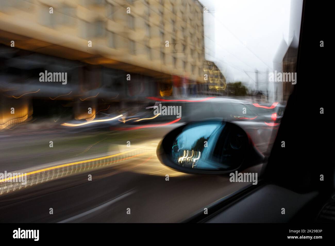 Driving in the city hi-res stock photography and images - Alamy