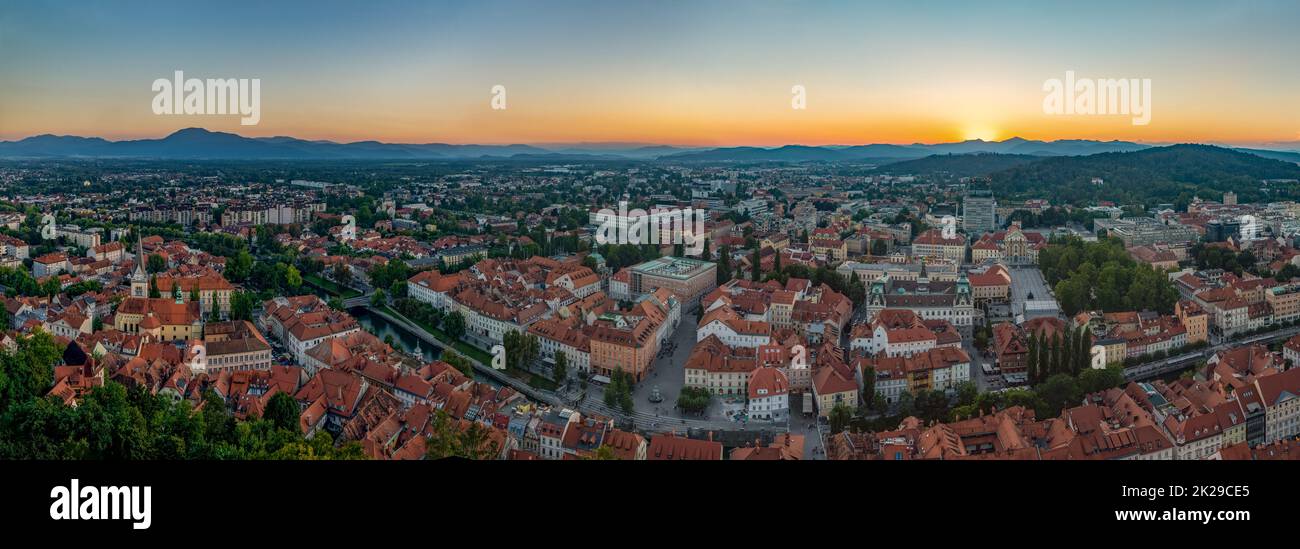 Panorama of ljubljana hi-res stock photography and images - Alamy