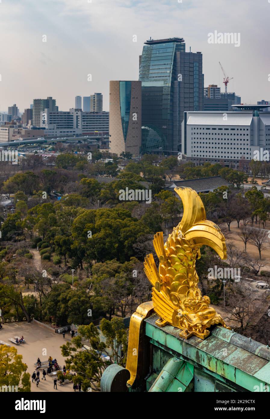 Osaka Castle X Stock Photo Alamy