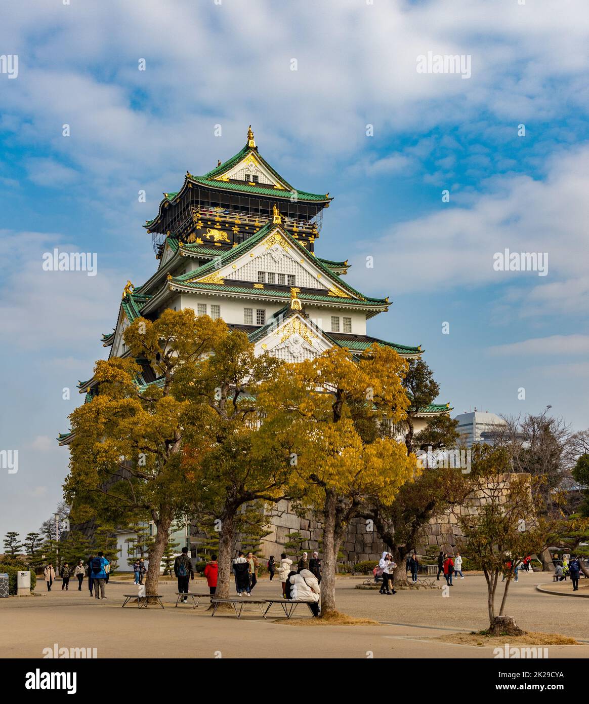 Osaka Castle V Stock Photo