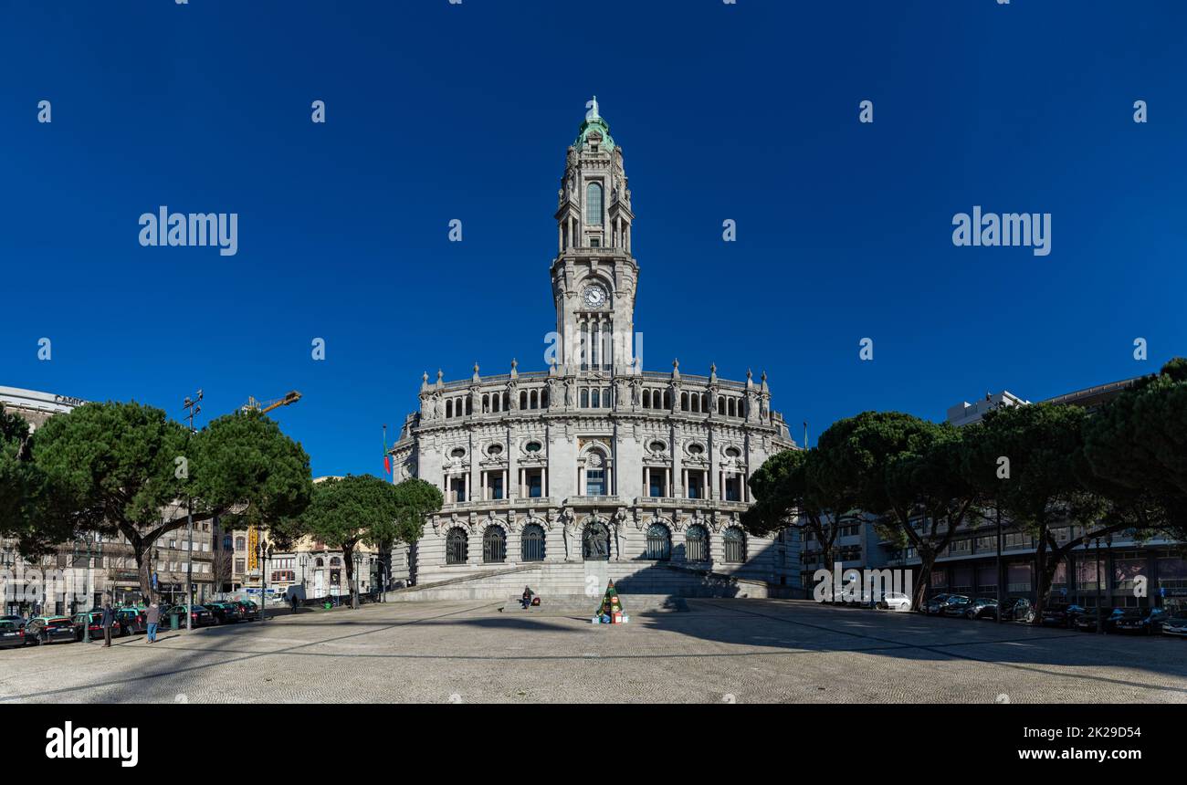 Porto City Hall Stock Photo