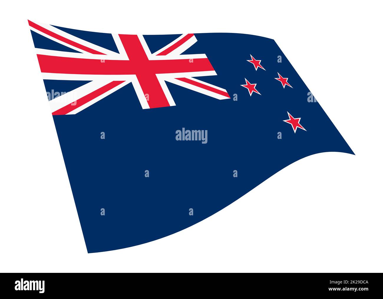 new-zealand-waving-flag-graphic-isolated-on-white-with-clipping-path-3d