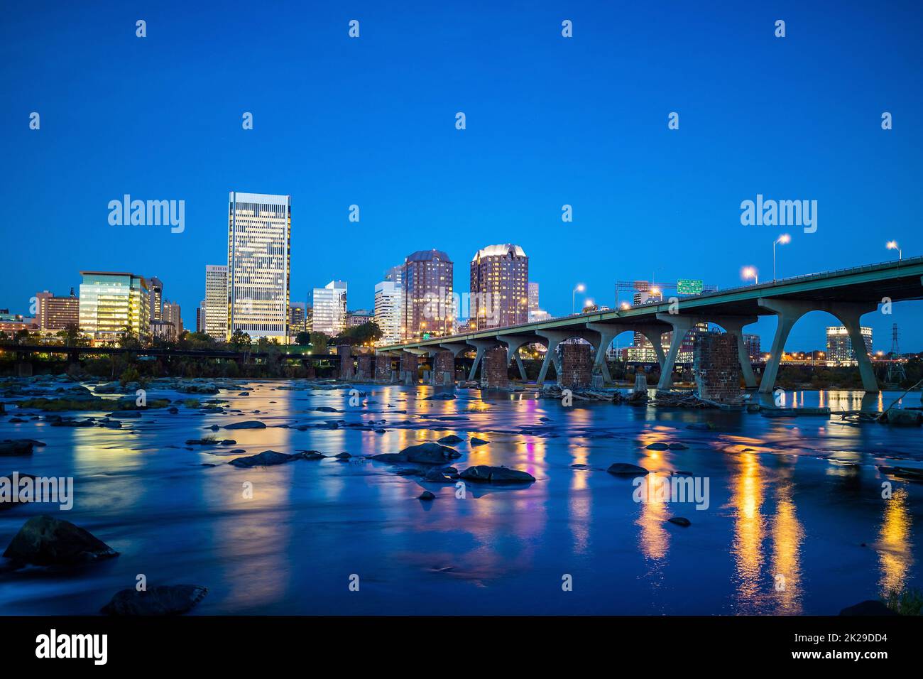 Downtown Richmond, Virginia skyline Stock Photo