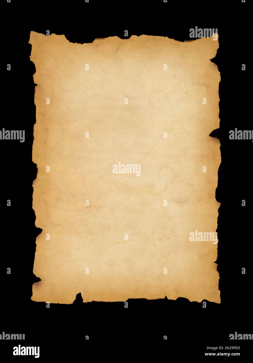 https://c8.alamy.com/comp/2K29FED/old-mediaeval-paper-sheet-parchment-scroll-isolated-on-black-2K29FED.jpg