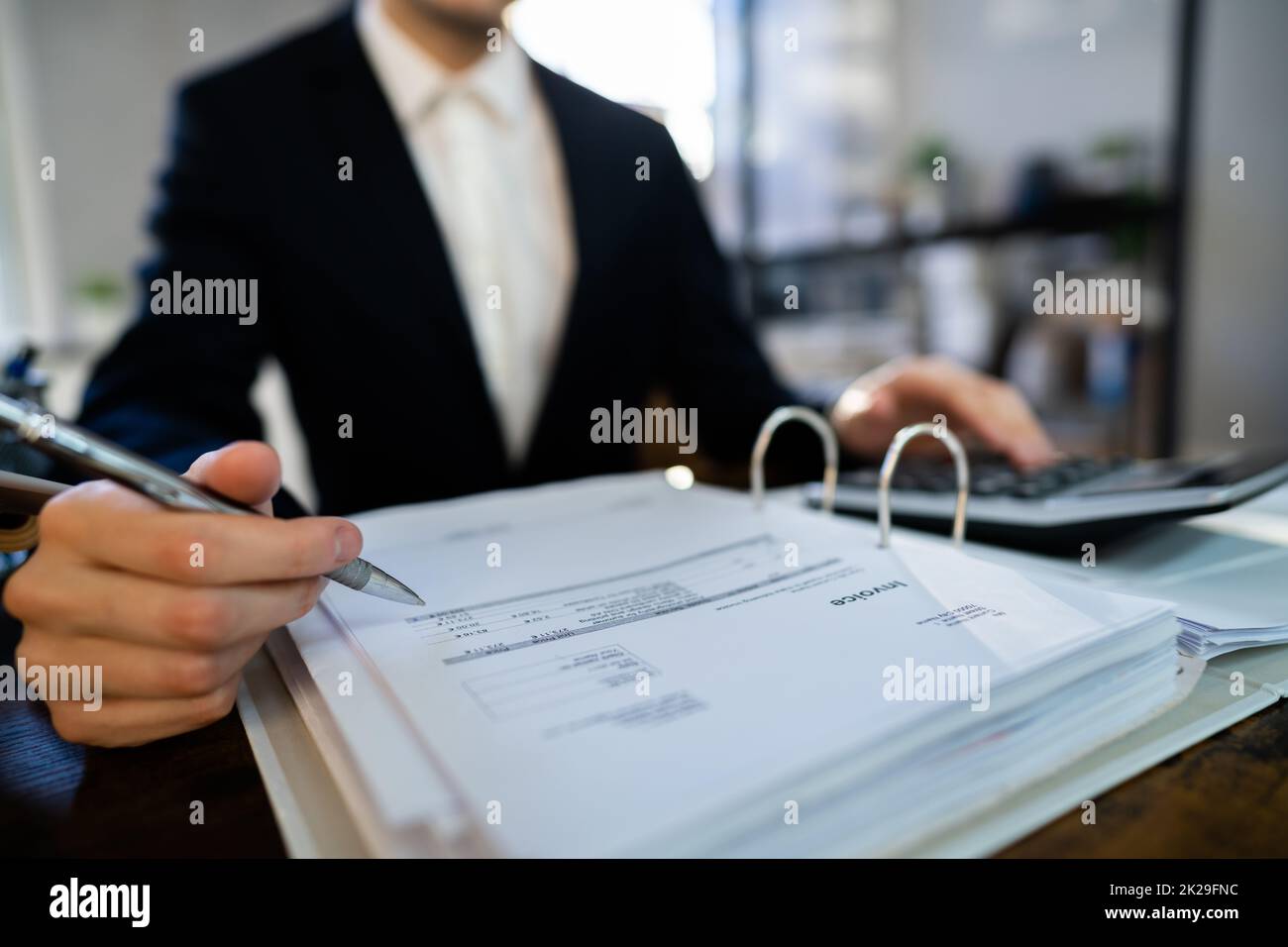 Tax Accountant Ledger Public Record Stock Photo Alamy