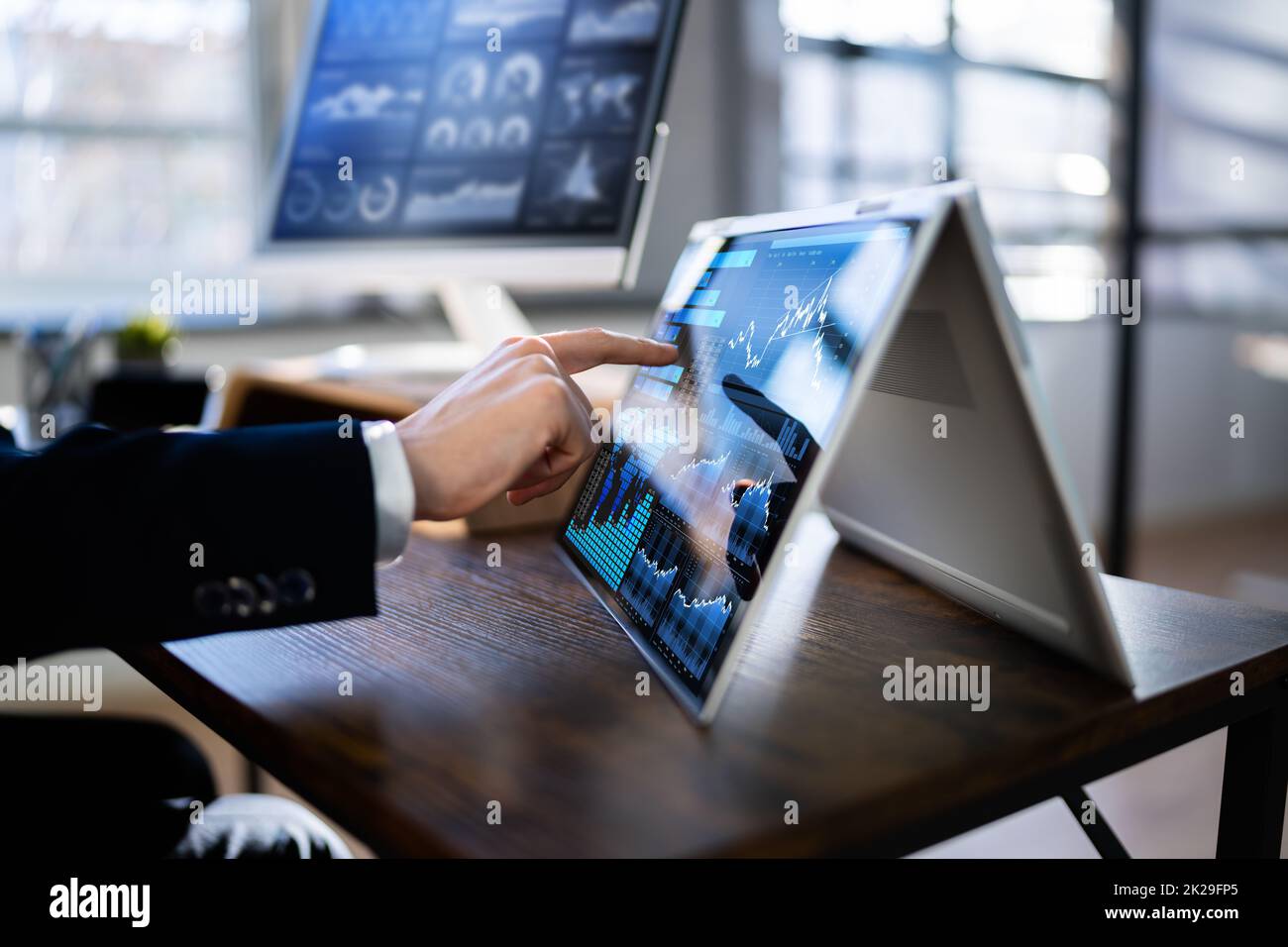 Business Data Analytics Dashboard Stock Photo