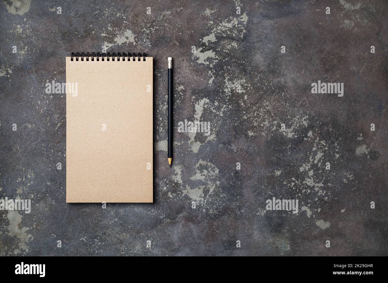 Sketchbook and pencil Stock Photo Alamy