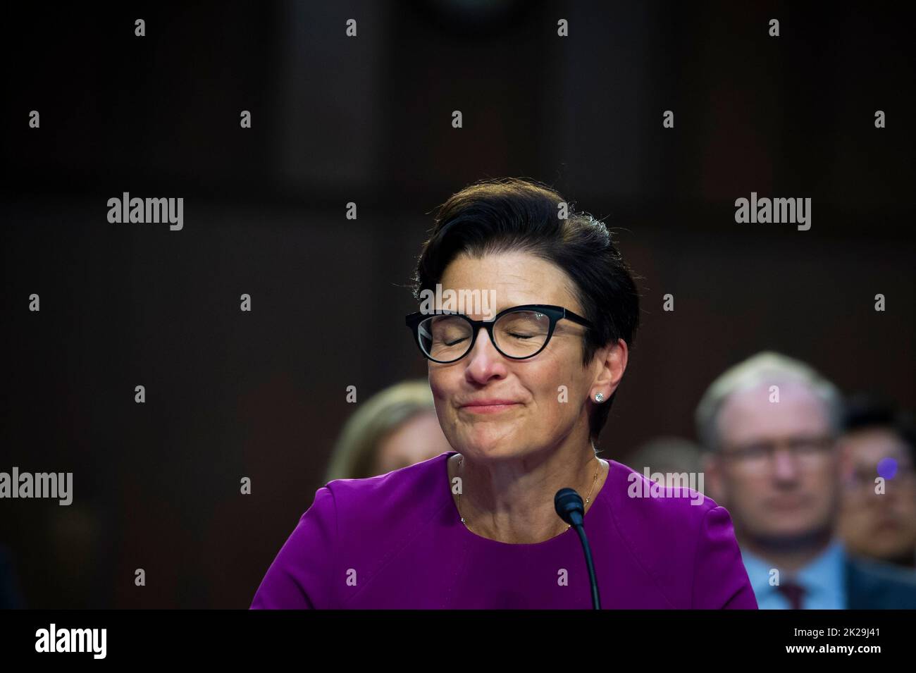 Jane Fraser, CEO, Citigroup, offers her opening statement during a Senate Committee on Banking, Housing, and Urban Affairs oversight hearing to examine the nation's largest banks, in the Hart Senate Office Building in Washington, DC, Thursday, September 22, 2022. Credit: Rod Lamkey/CNP /MediaPunch Stock Photo