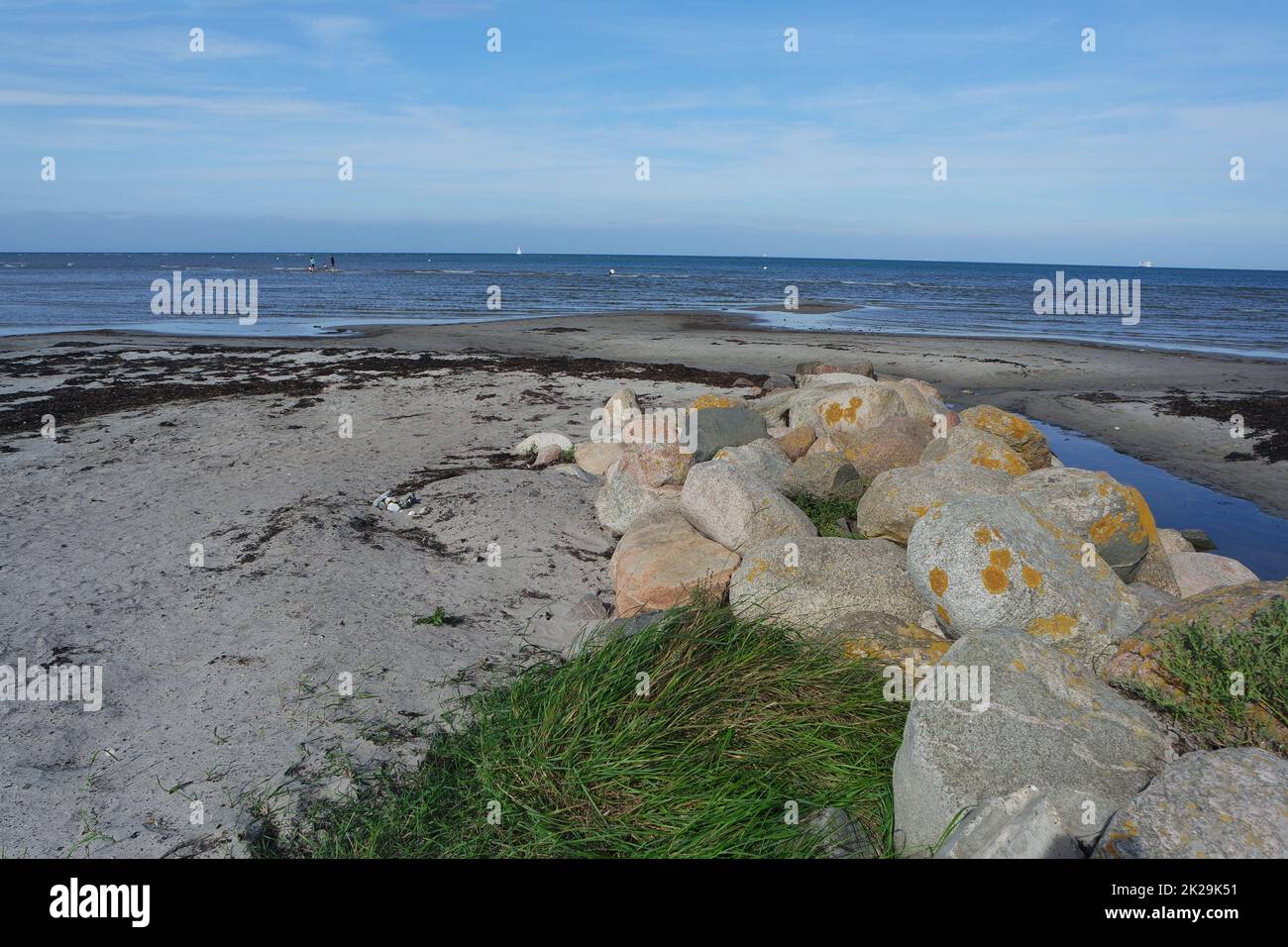 Fehmarn, beach on the north coast Stock Photo